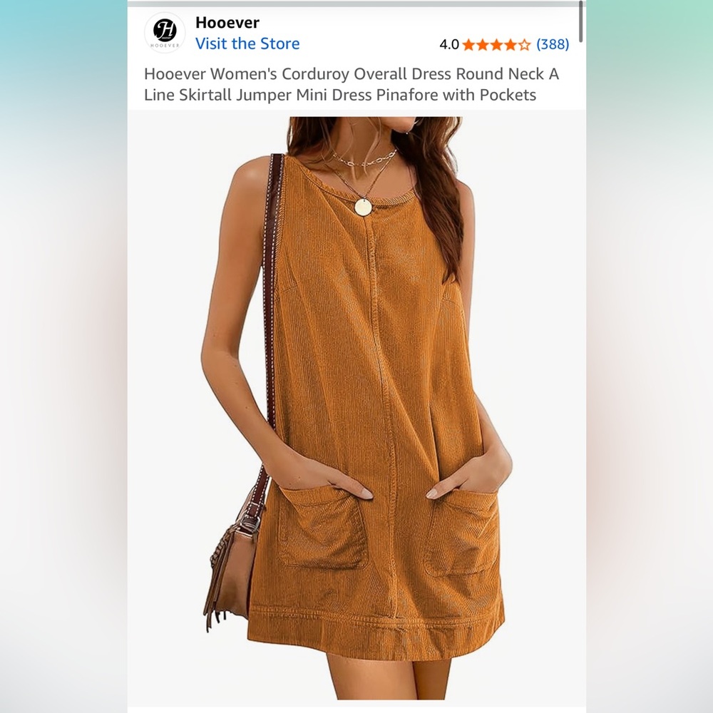 Women's Mini Dress in Camel